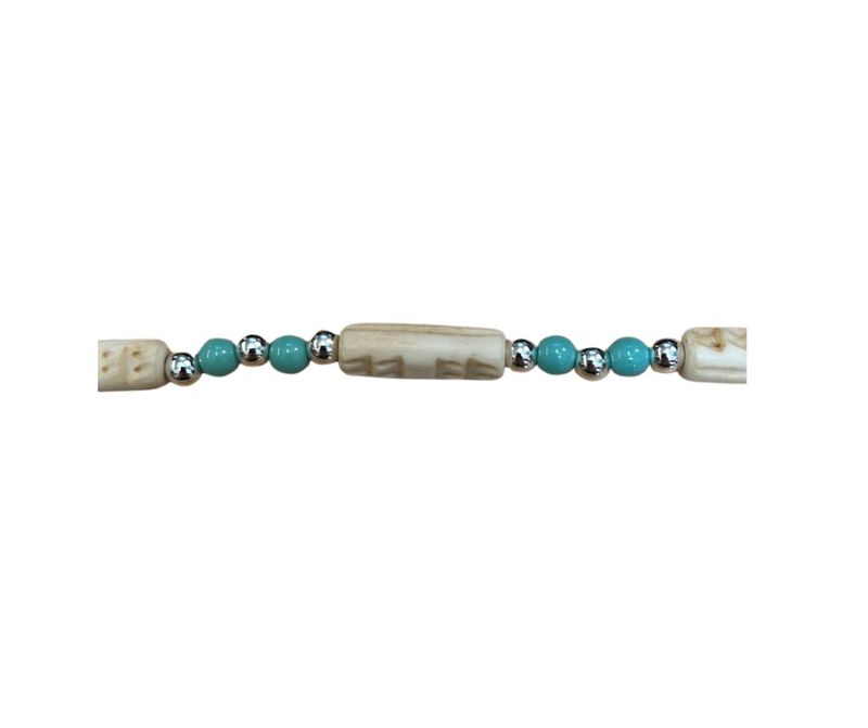 BONE TURQUOISE HATBAND