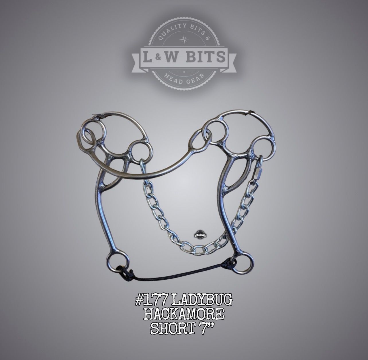 #177 L &amp; W BITS LADYBUG HACKAMORE