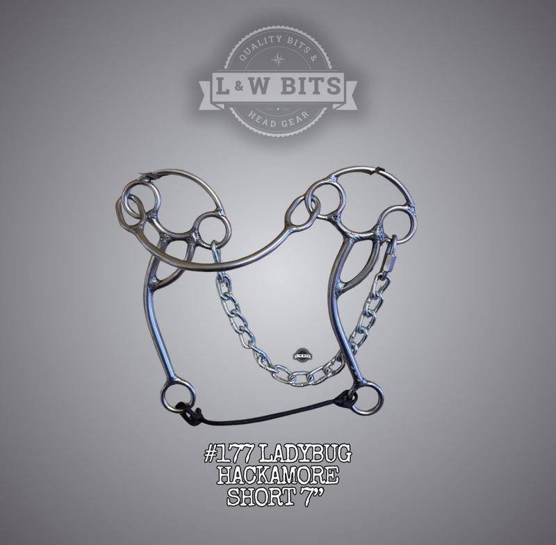 #177 L &amp; W BITS LADYBUG HACKAMORE