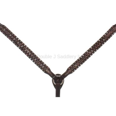 DOUBLE J SADDLERY BROWN VINTAGE BREAST COLLAR