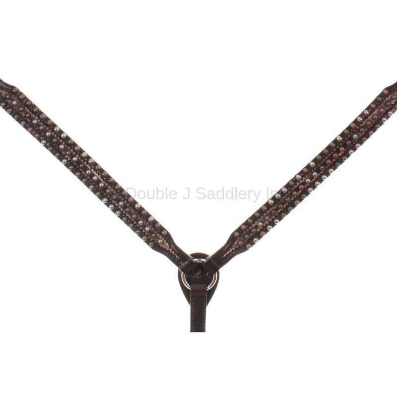 DOUBLE J SADDLERY BROWN VINTAGE BREAST COLLAR