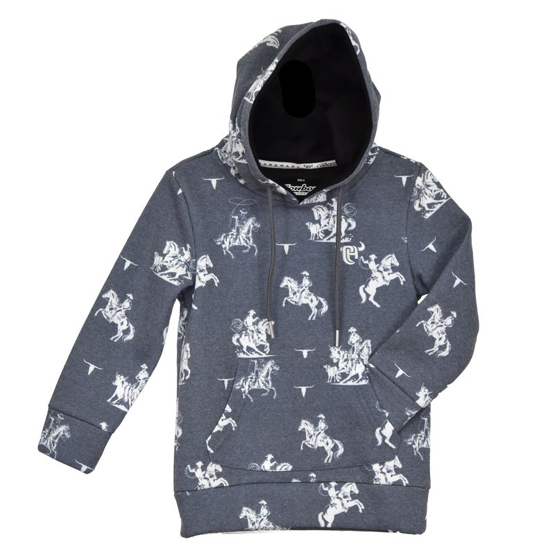 COWBOY HARDWARE DESERT BRONC FLEECE HOODY