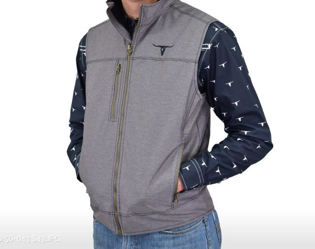 COWBOY HARDWARE LONGHORN TECH WOODSMAN VEST