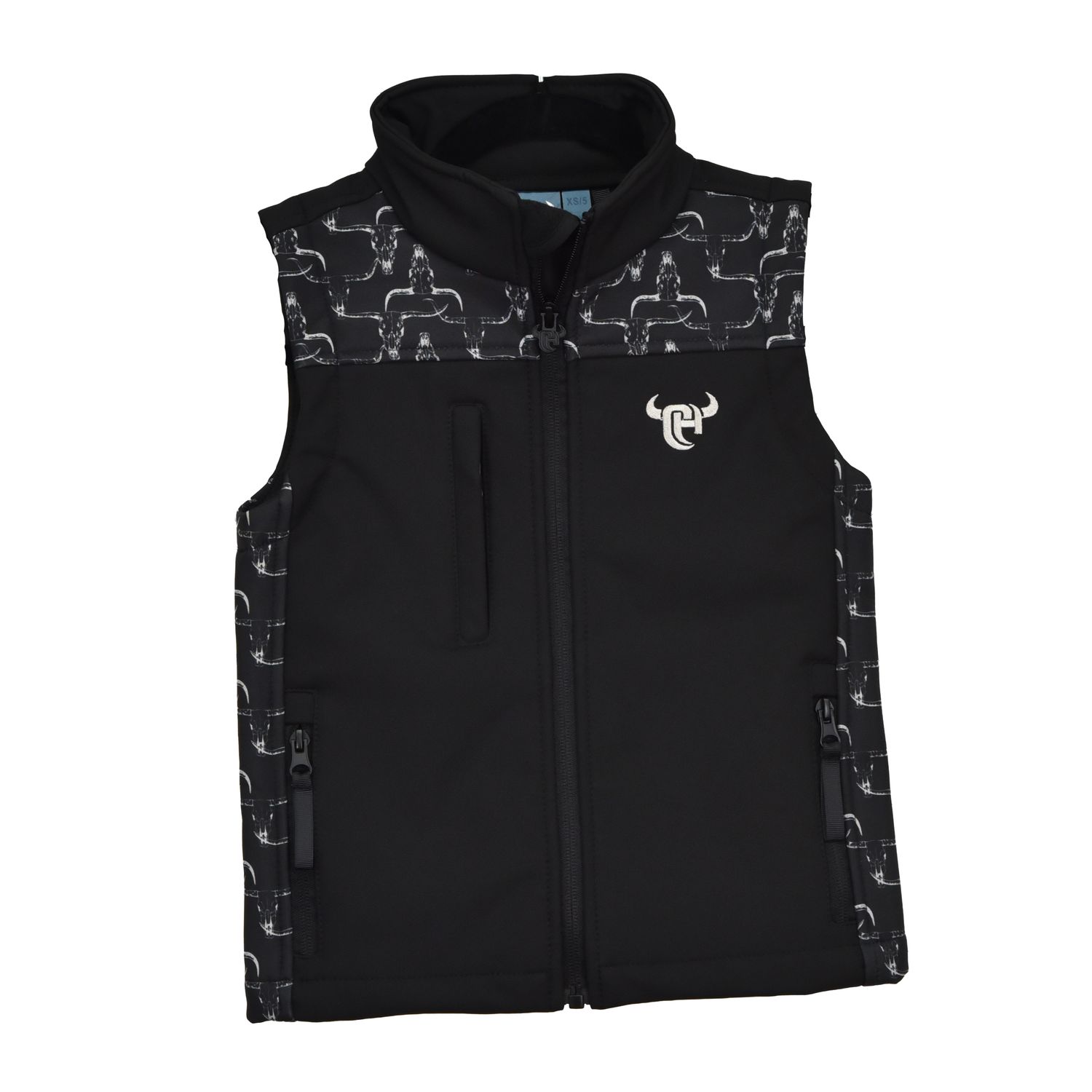 COWBOY HARDWARE SKULL POLYSHELL VEST