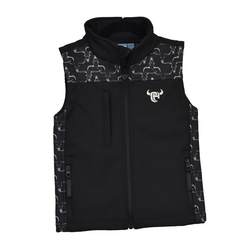 COWBOY HARDWARE SKULL POLYSHELL VEST