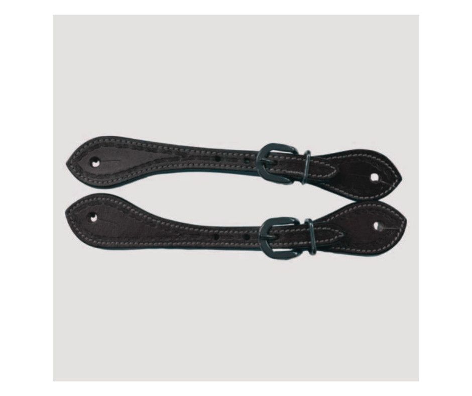 SPUR LEATHER STRAPS WITH TWISTED WIRE DESIGN, LADIES