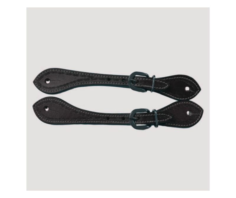 SPUR LEATHER STRAPS WITH TWISTED WIRE DESIGN, LADIES