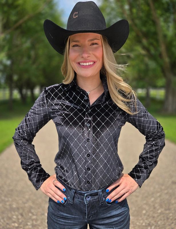 COWGIRL TUFF PULLOVER BUTTON UP