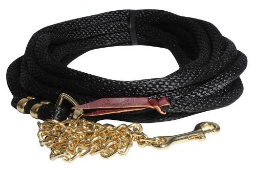 PROFESSIONAL'S CHOICE POLY ROPE LUNGE LINE WITH CHAIN