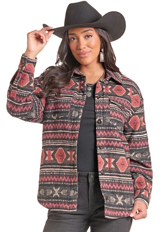 ROCK &amp; ROLL SHERPA LINED SHACKET