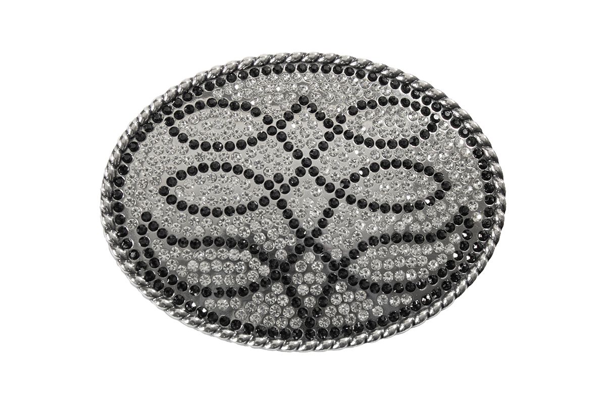 BLAZIN' ROXX BOOT STITCH STONES BUCKLE