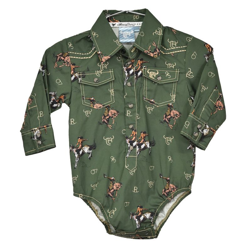COWBOY HARDWARE VINTAGE BRONC ROMPER