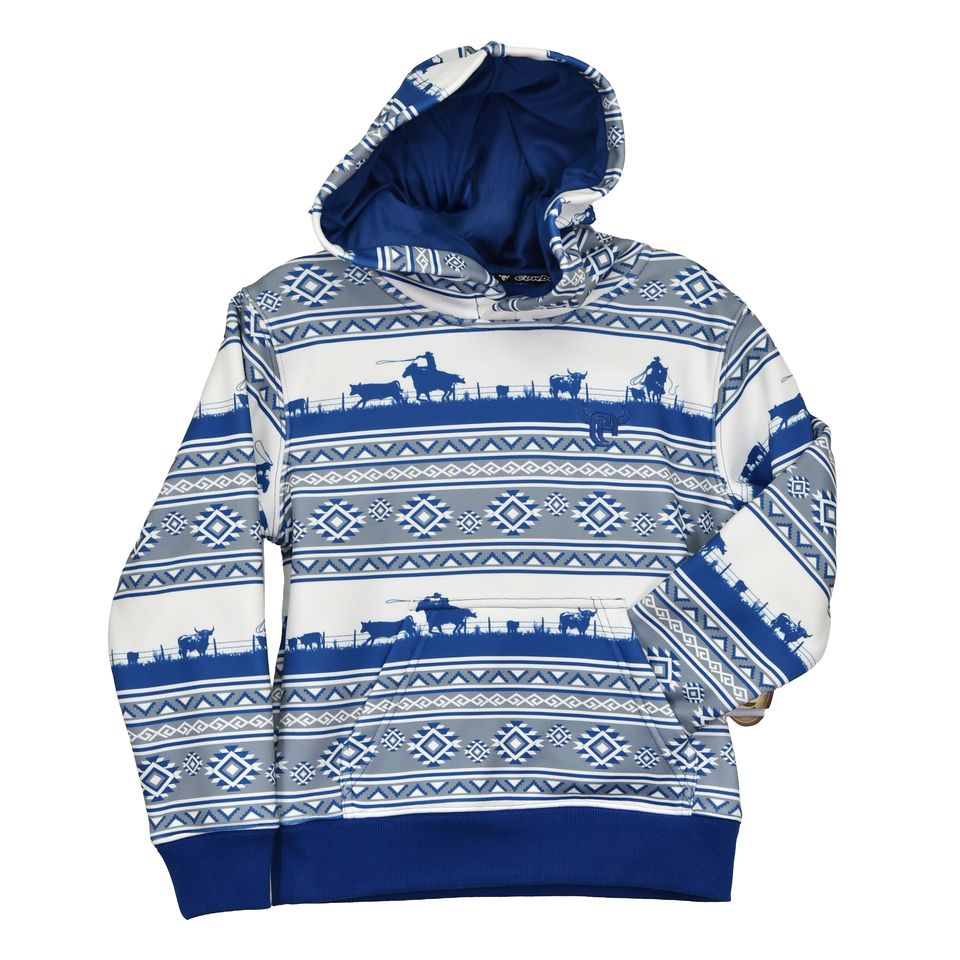 COWBOY HARDWARE RANCHIN' COWBOY HOODY