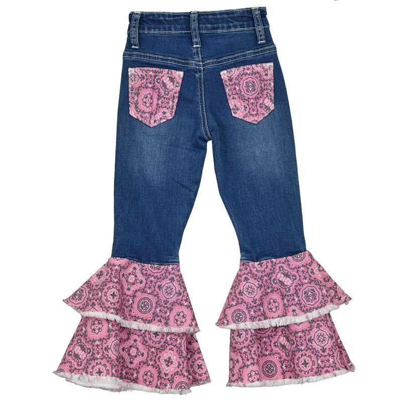 COWGIRL HARDWARE BANDANA DOUBLE RUFFLE JEAN