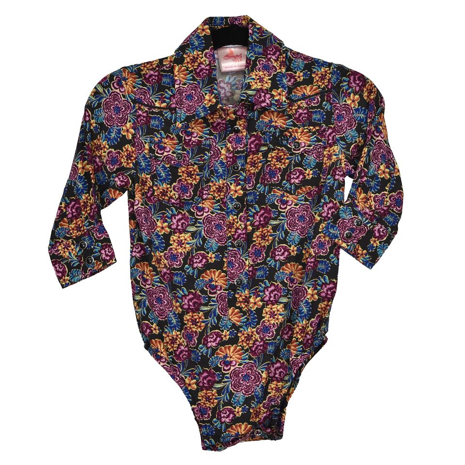 COWGIRL HARDWARE VIBRANT FLOWERS ROMPER