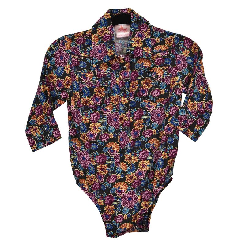 COWGIRL HARDWARE VIBRANT FLOWERS ROMPER