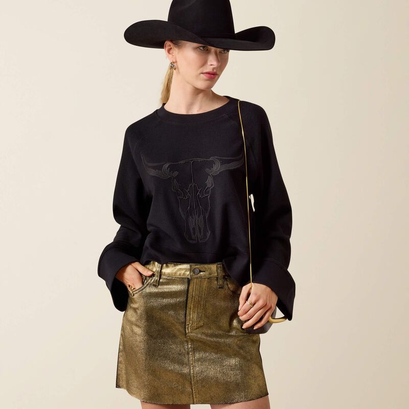 ARIAT STEER STATEMENT SWEATSHIRT