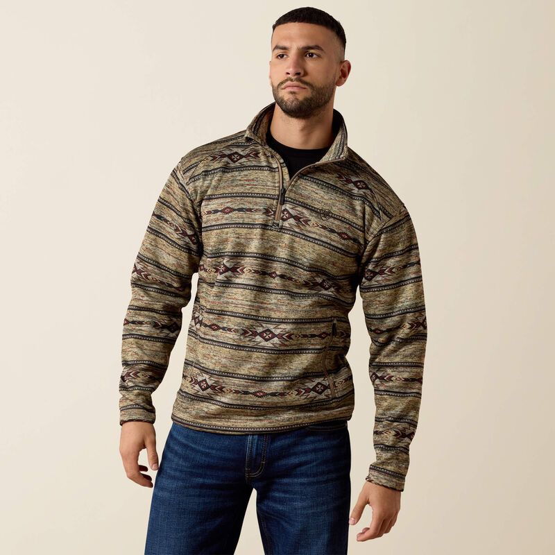 ARIAT CALDWELL 1/4 ZIP SWEATER