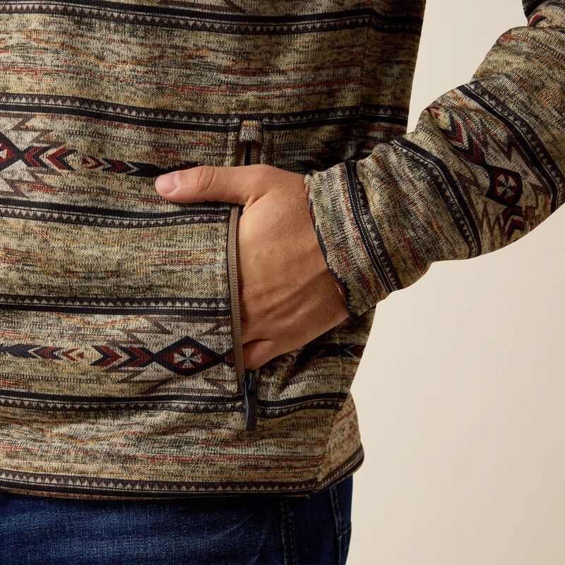 ARIAT CALDWELL 1/4 ZIP SWEATER