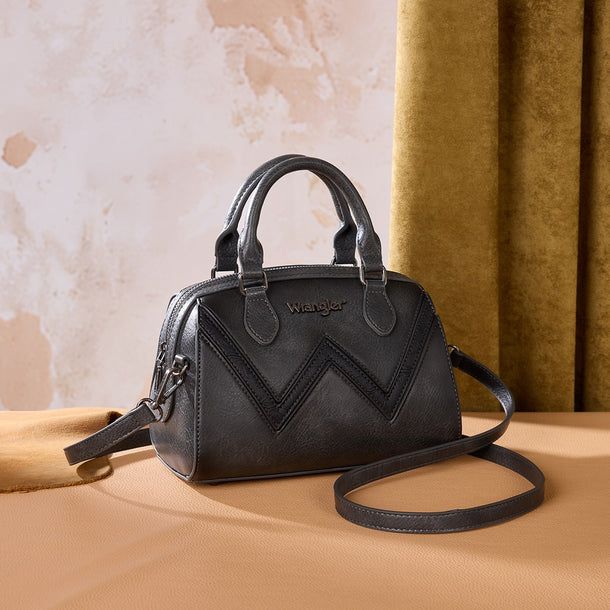WRANGLER CHEVRON STITCH DOME SATCHEL