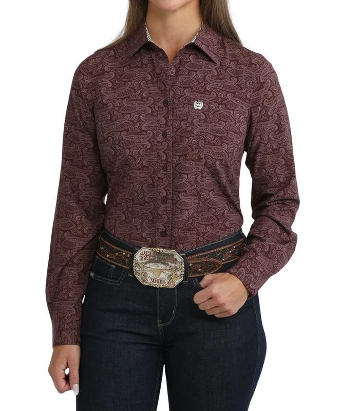 CINCH PAISLEY ARENAFLEX BUTTON DOWN SHIRT