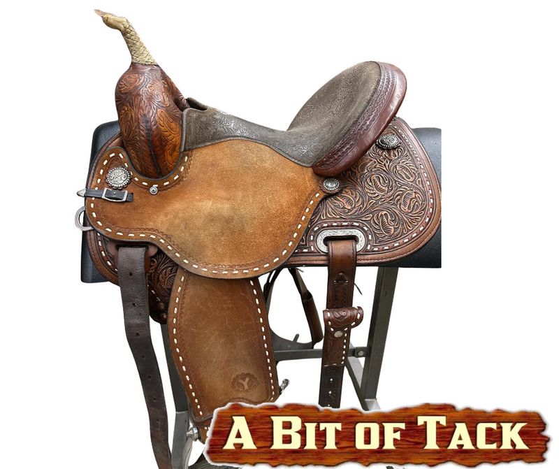 14.5" Used Circle Y Kelly Kaminski Barrel Saddle - Wide