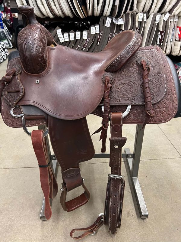 14.5" Used Jeff Smith Rope Saddle