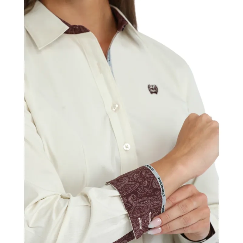 CINCH STRIPED BUTTON DOWN SHIRT