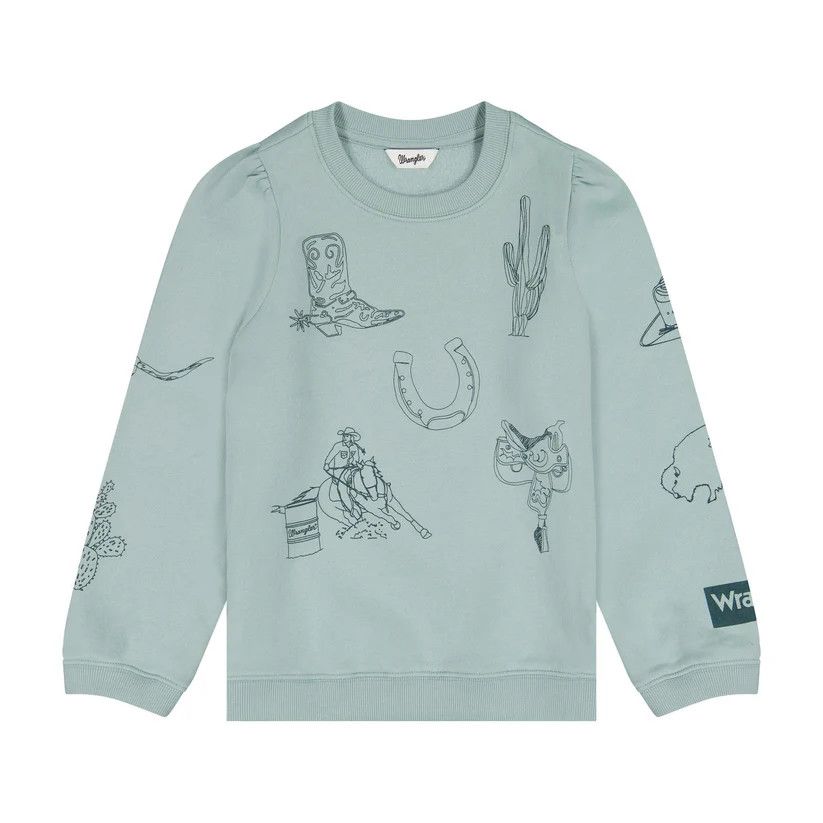 WRANGLER RETRO PUNCHY CREWNECK SWEATSHIRT