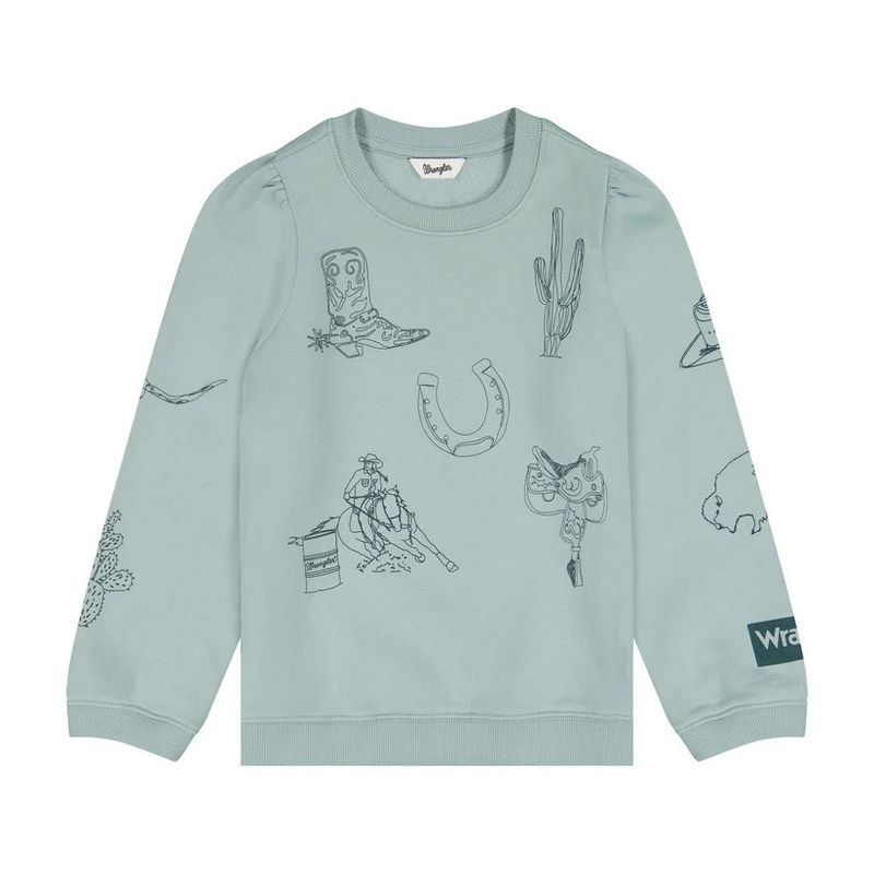 WRANGLER RETRO PUNCHY CREWNECK SWEATSHIRT