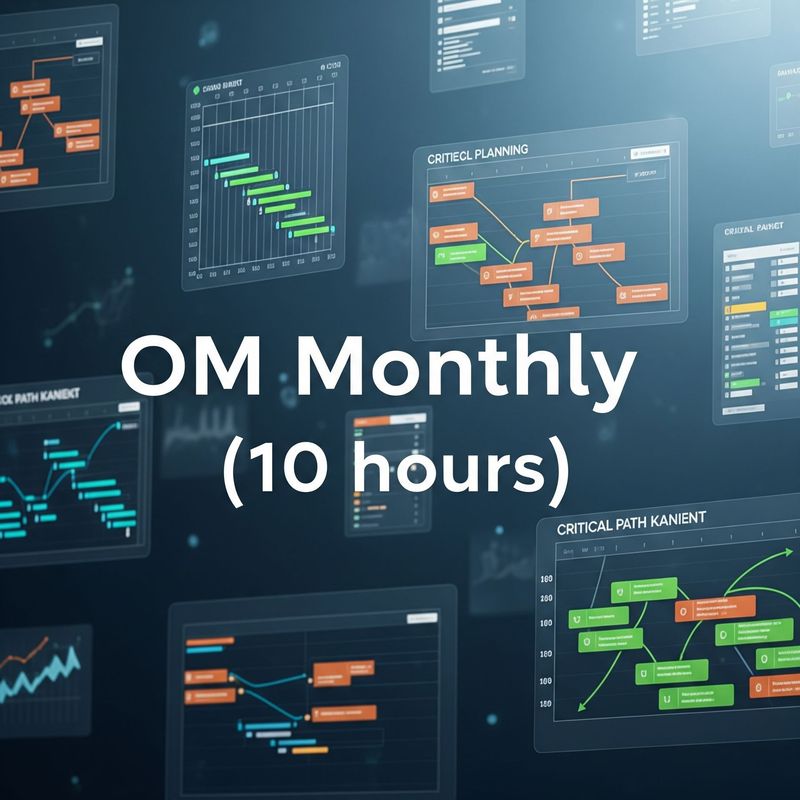 Operational Management (10 hours, per month)