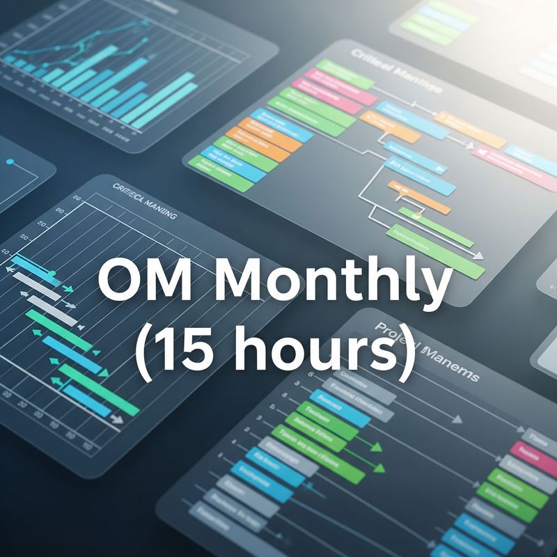 Operational Management (15 hours, per month)