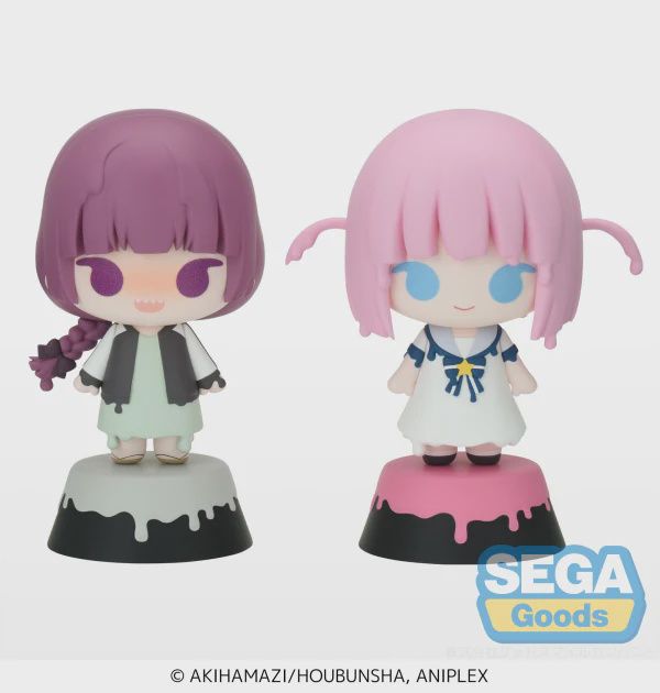 Tiny Melties Anime &quot;BOCCHI THE ROCK!&quot; Mini Figure Vol.4 (EX) [Pack of 2: 1 Kikuri, 1 Futari]