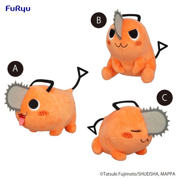 Chainsaw Man Plush Toy -Pochita /A Smile- /B Naughty /C Sleep