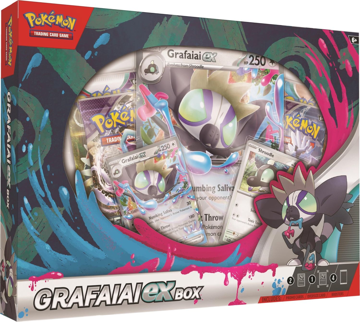 POKEMON GRAFAIAI EX BOX