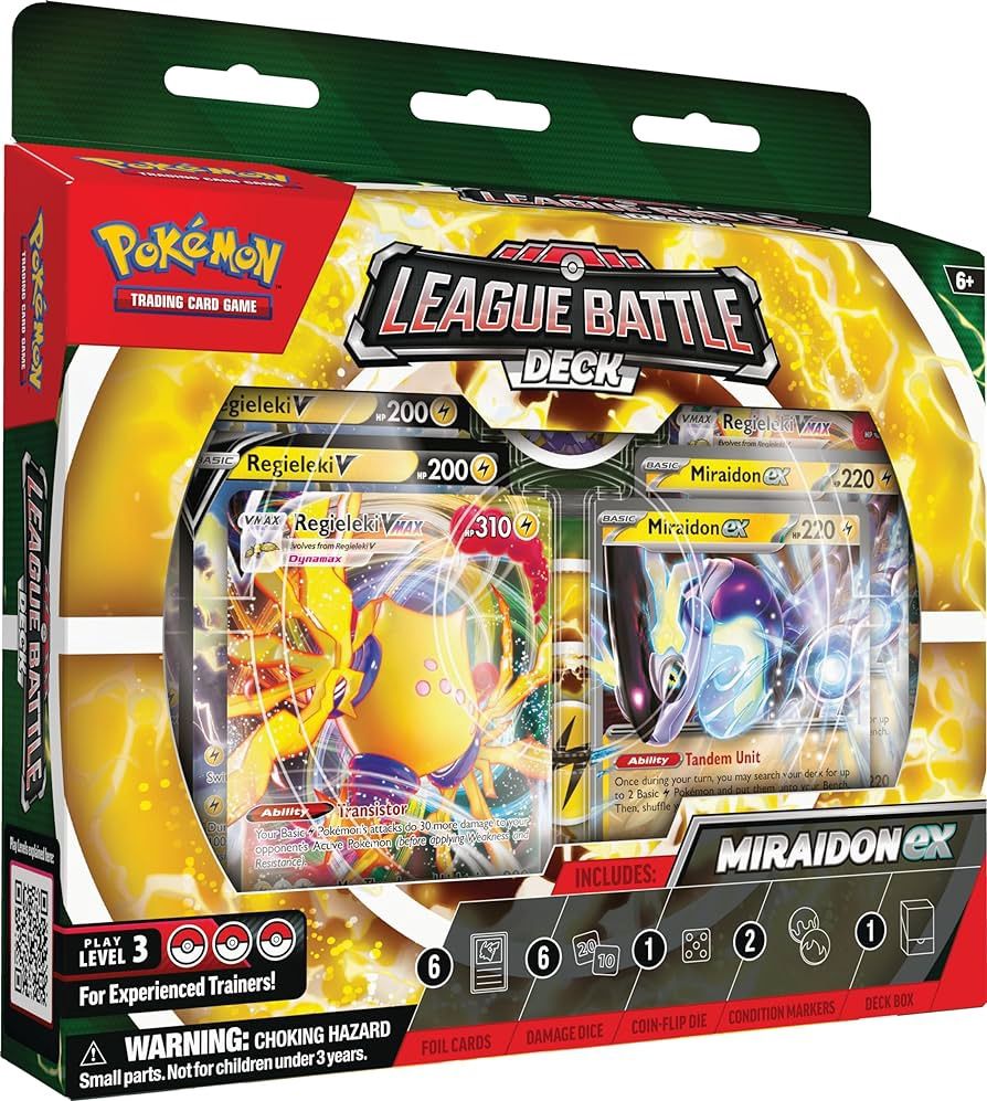 POKEMON LEAGUE BATTLE DECK MIRAIDON EX