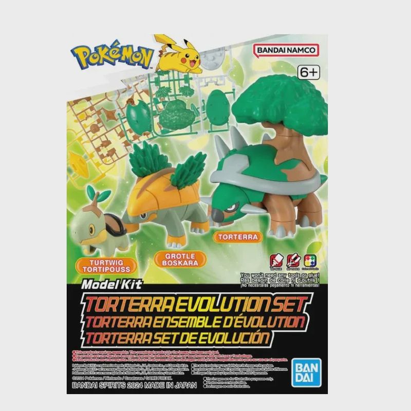 Pokémon Model Kit TORTERRA EVOLUTION SET