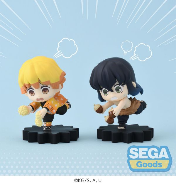 mOH!ment Anime &quot;Demon Slayer: Kimetsu no Yaiba&quot; Mini Figure Vol.2 (EX) [Pack of: 1 Zenitsu 1 Inosuke]