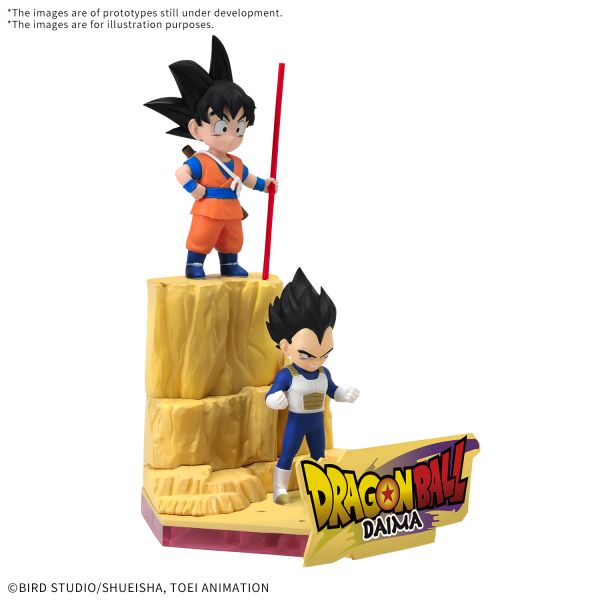 DRAGON BALL DAIMA MODEL KIT SON GOKU (MINI) &amp; VEGETA (MINI)