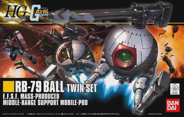 HGUC 1/144 #114 Ball Twin Set