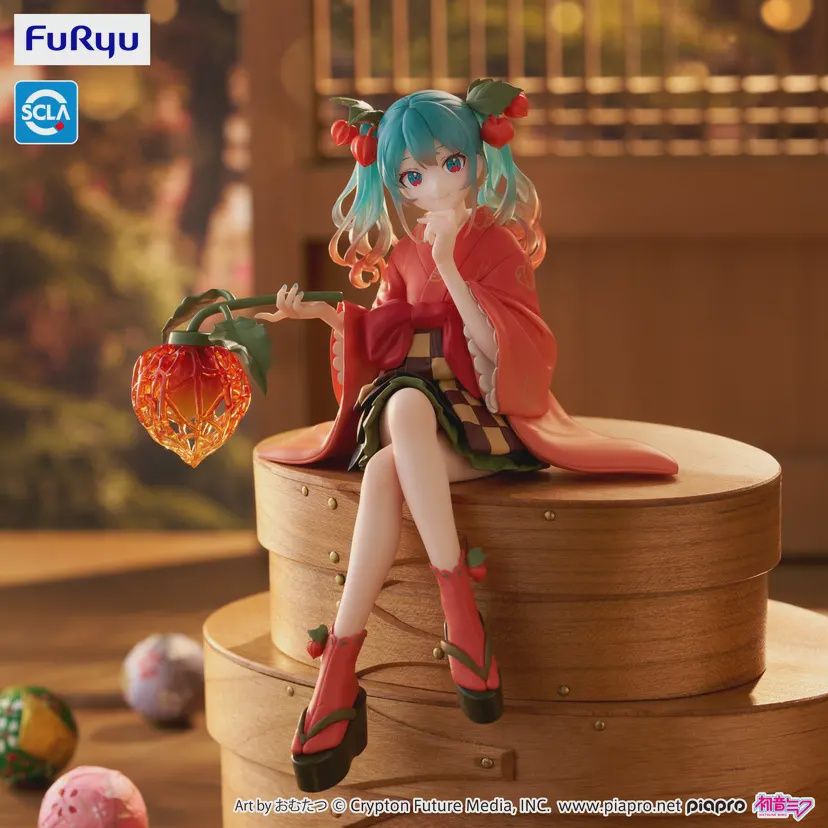 Hatsune Miku Noodle Stopper Figure -Flower Fairy Winter Cherry-