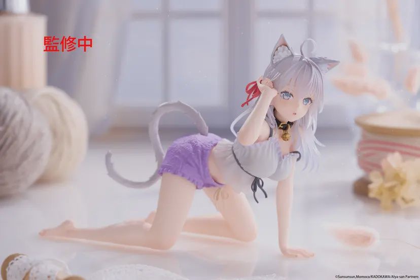 Alya Sometimes Hides Her Feelings in Russian Desktop Cute Figure - Alya (Cat Ear Roomwear Ver.)