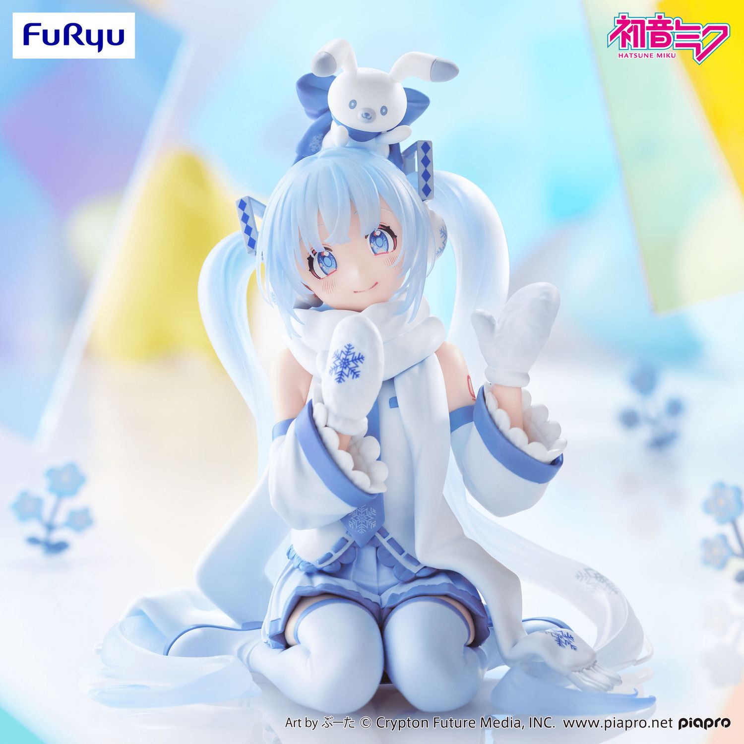 Hatsune Miku Noodle Stopper Figure -SNOW MIKU Sky Town 10th ver.-