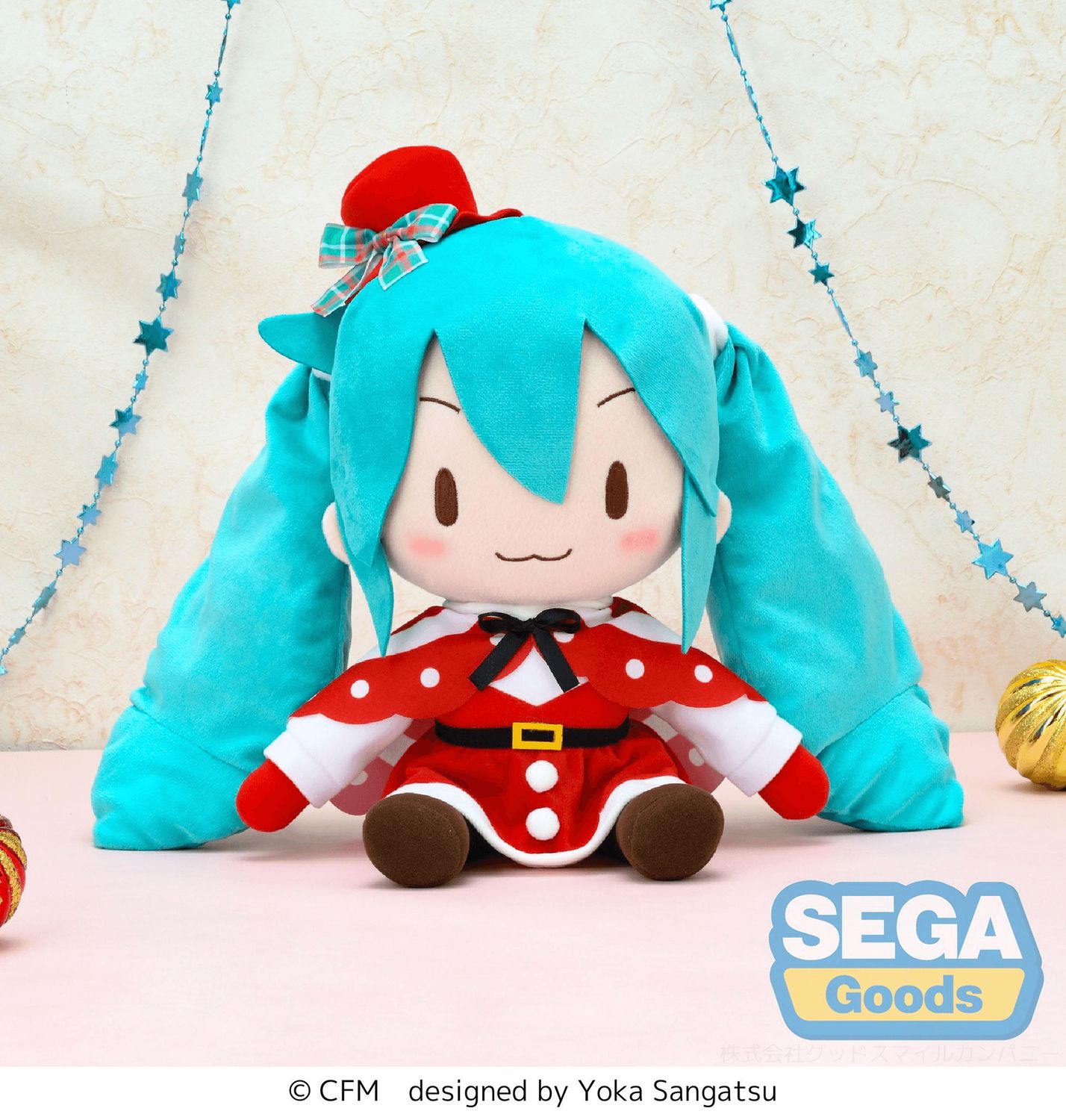 fuwa petit Hatsune Miku Series LL Plush Hatsune Miku - Christmas (Rerelease)