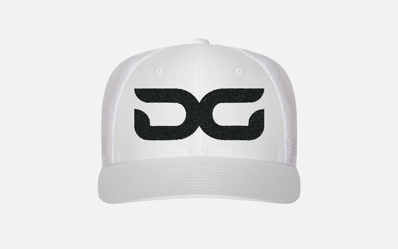 Trucker Cap - Black on White - One Size