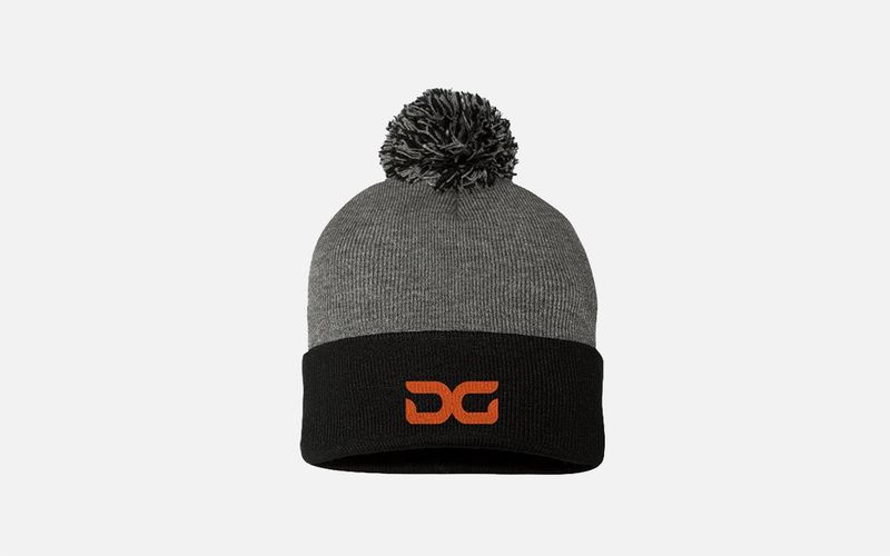 Toque - Orange on Black/Grey