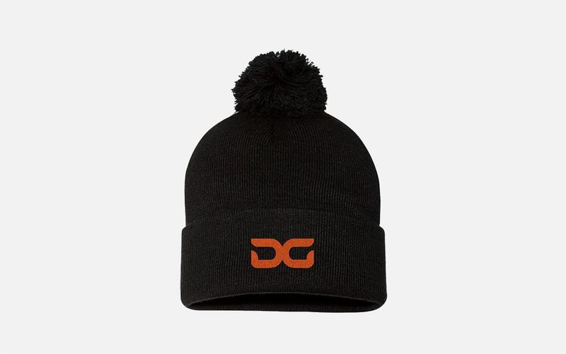 Toque - Orange on Black
