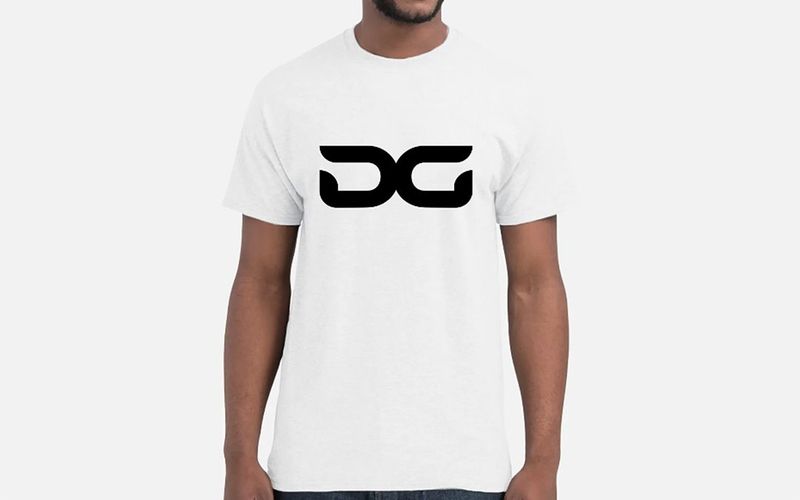 Men's Crew Tee - Black on White
