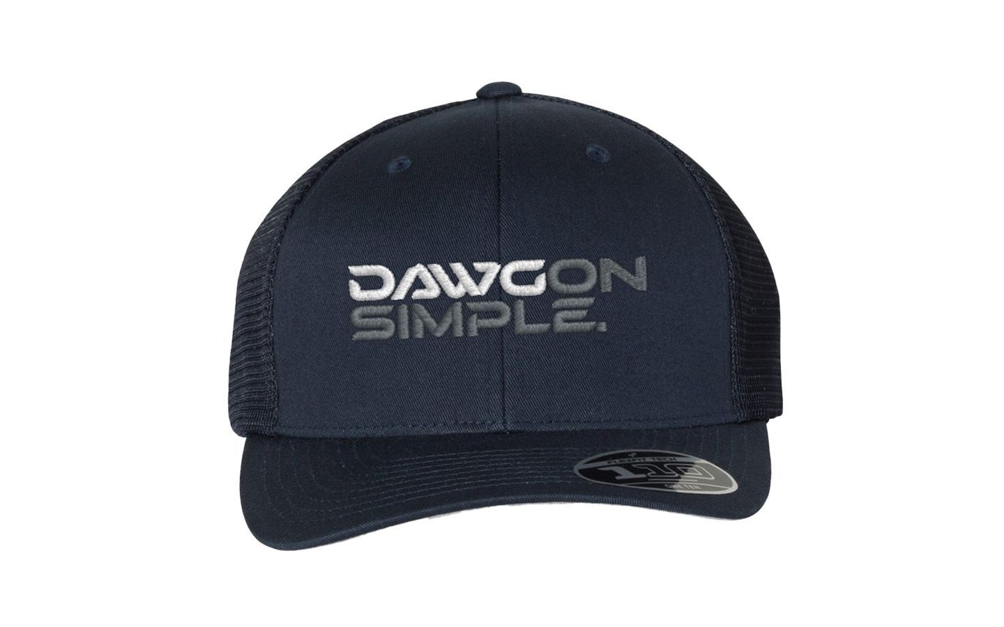 DAWGon Simple Trucker Cap - One Size - Navy Blue