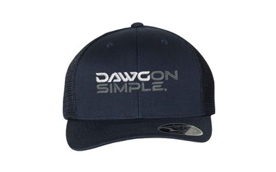 DAWGon Simple Trucker Cap - One Size - Navy Blue